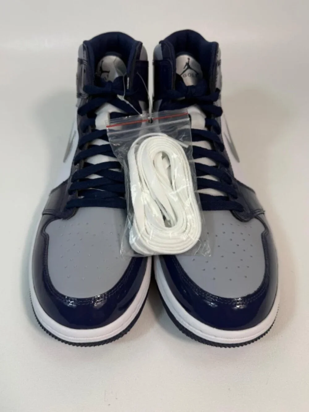 Jordan 1 Retro High Golf Patent Midnight Navy - Size 11.5